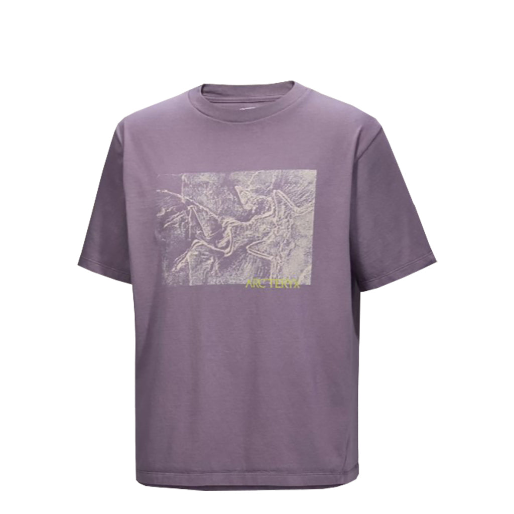 Arc'teryx Kragg Cotton Lithographica S/S Tee - Lt Moondrop X000009926